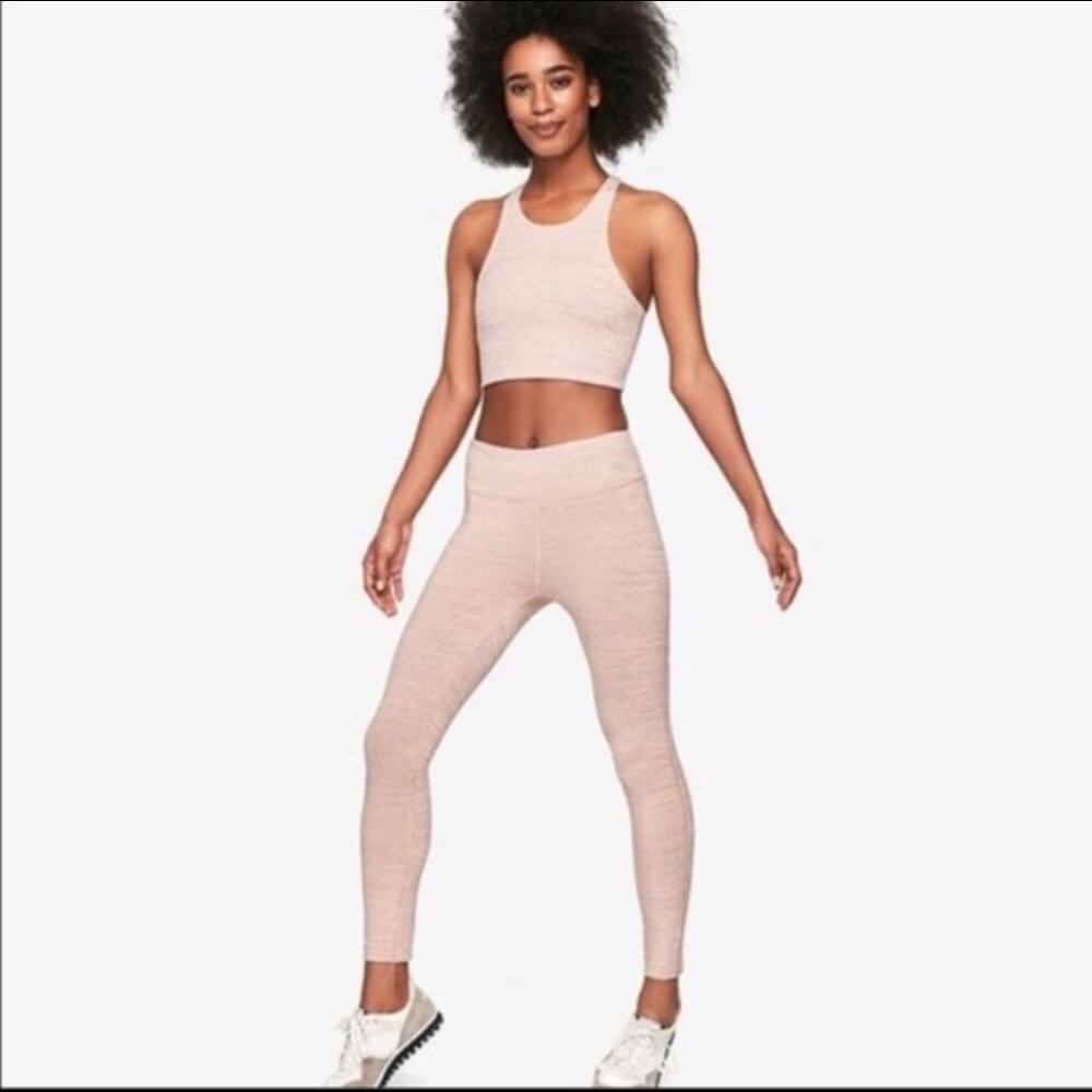 Outdoor Voices Beach Pink Tech Sweat Leggings - M